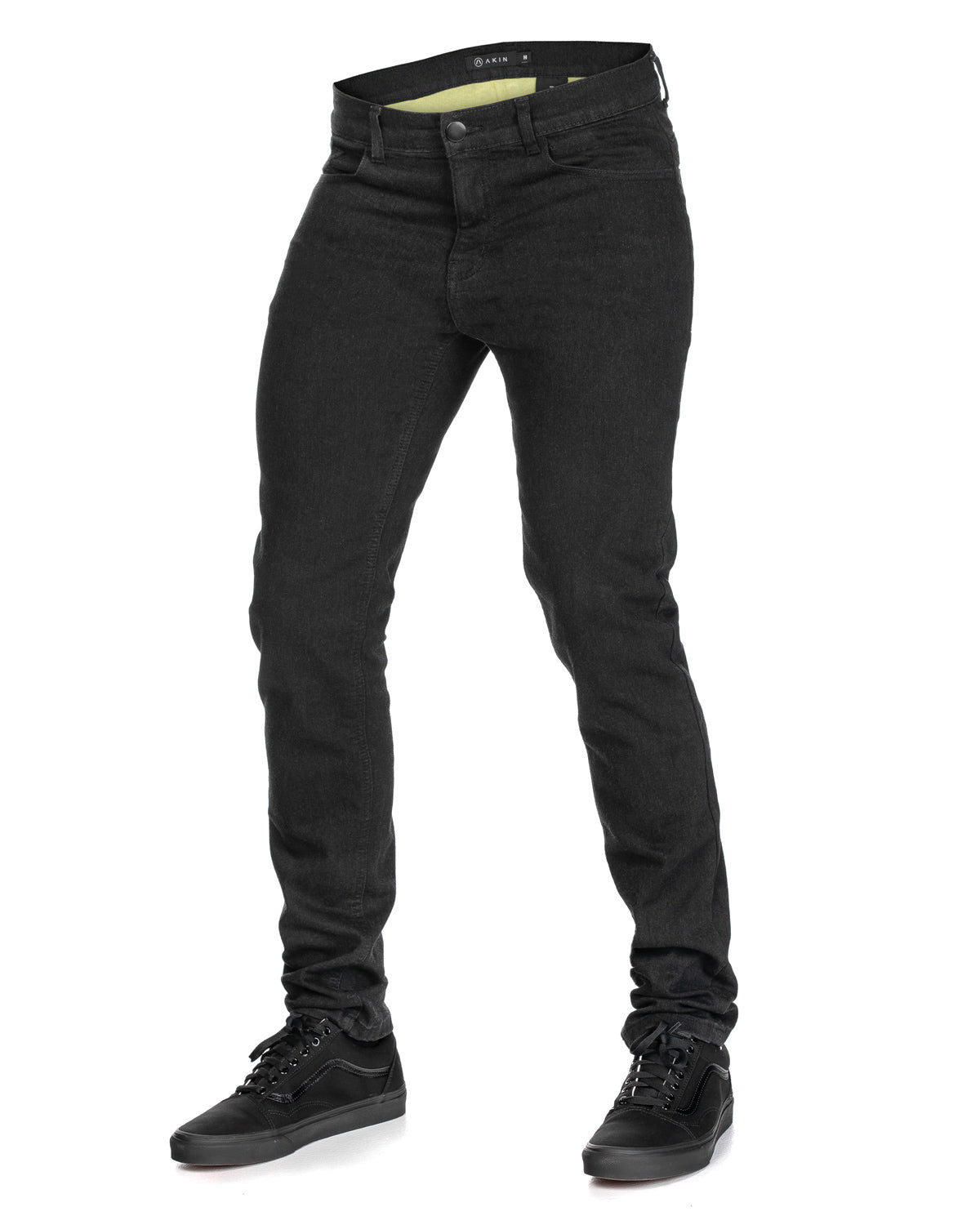 Jeans Moto Uomo Con Protezioni | Denim Rinforzato Slim Fit | Fodera Aramidica E Armature
