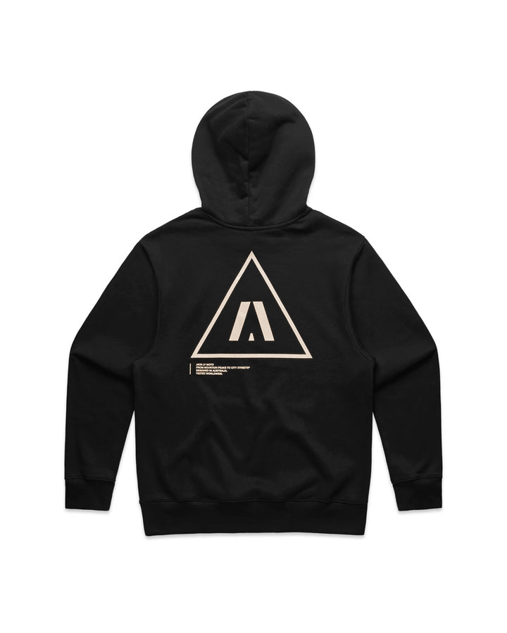 Triangle Hoodie Black