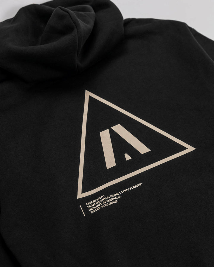 Triangle Hoodie Black