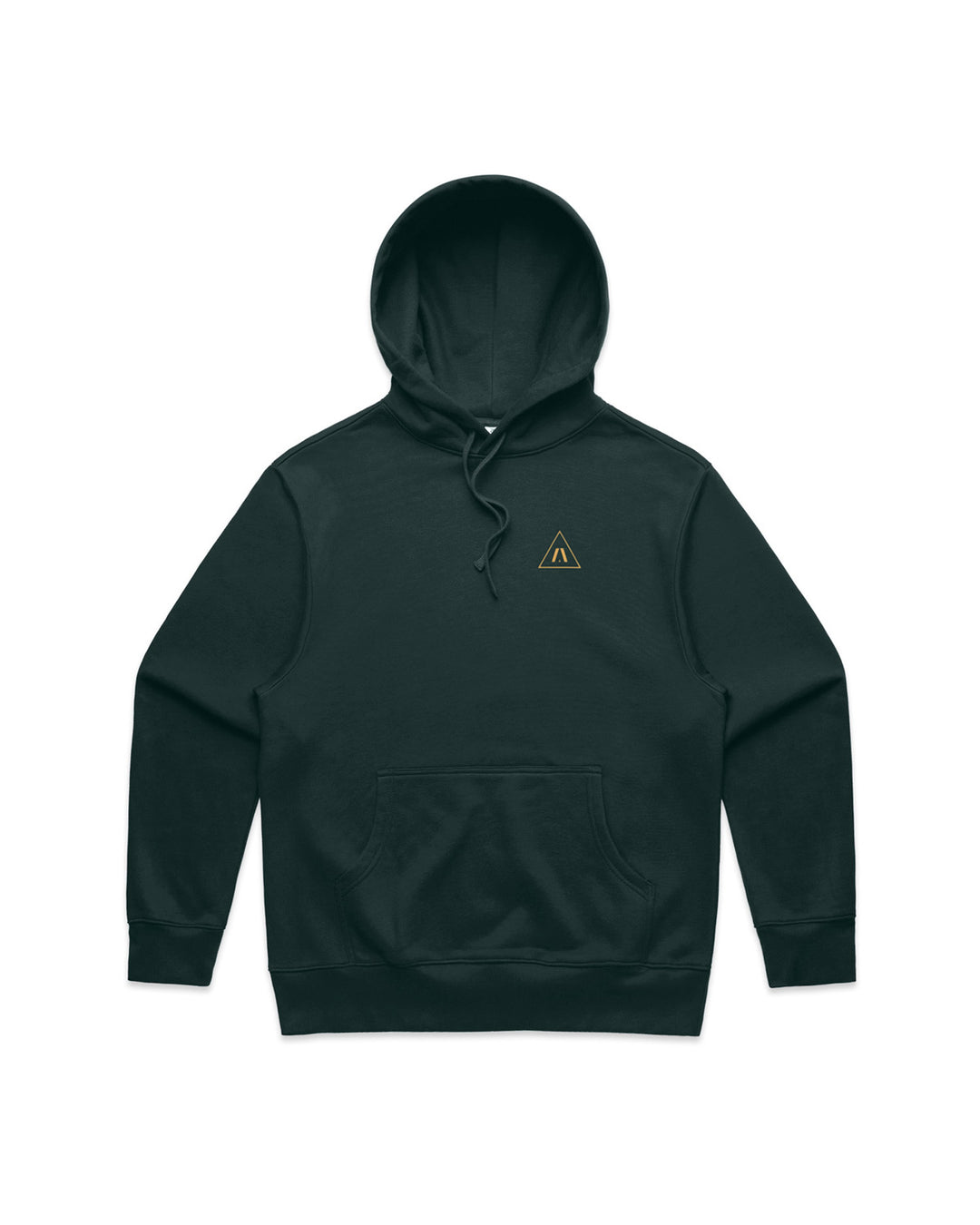 Triangle Hoodie Pine Green