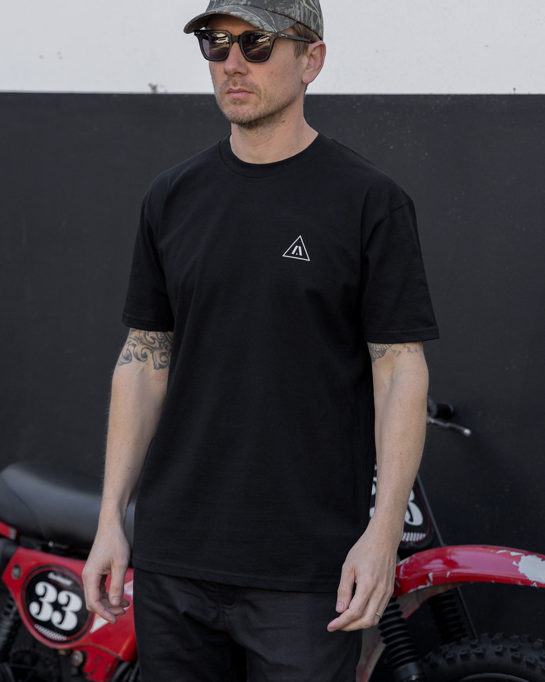 Triangle Tee Black