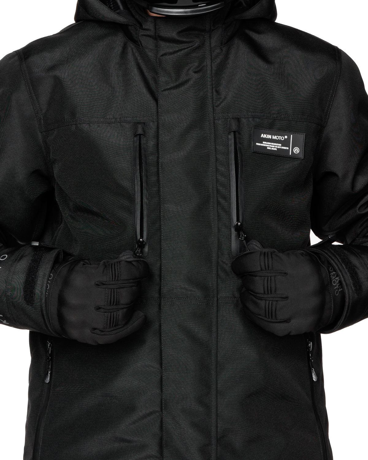 ALPHA MOTORCYCLE JACKET 4.0 - BLACK