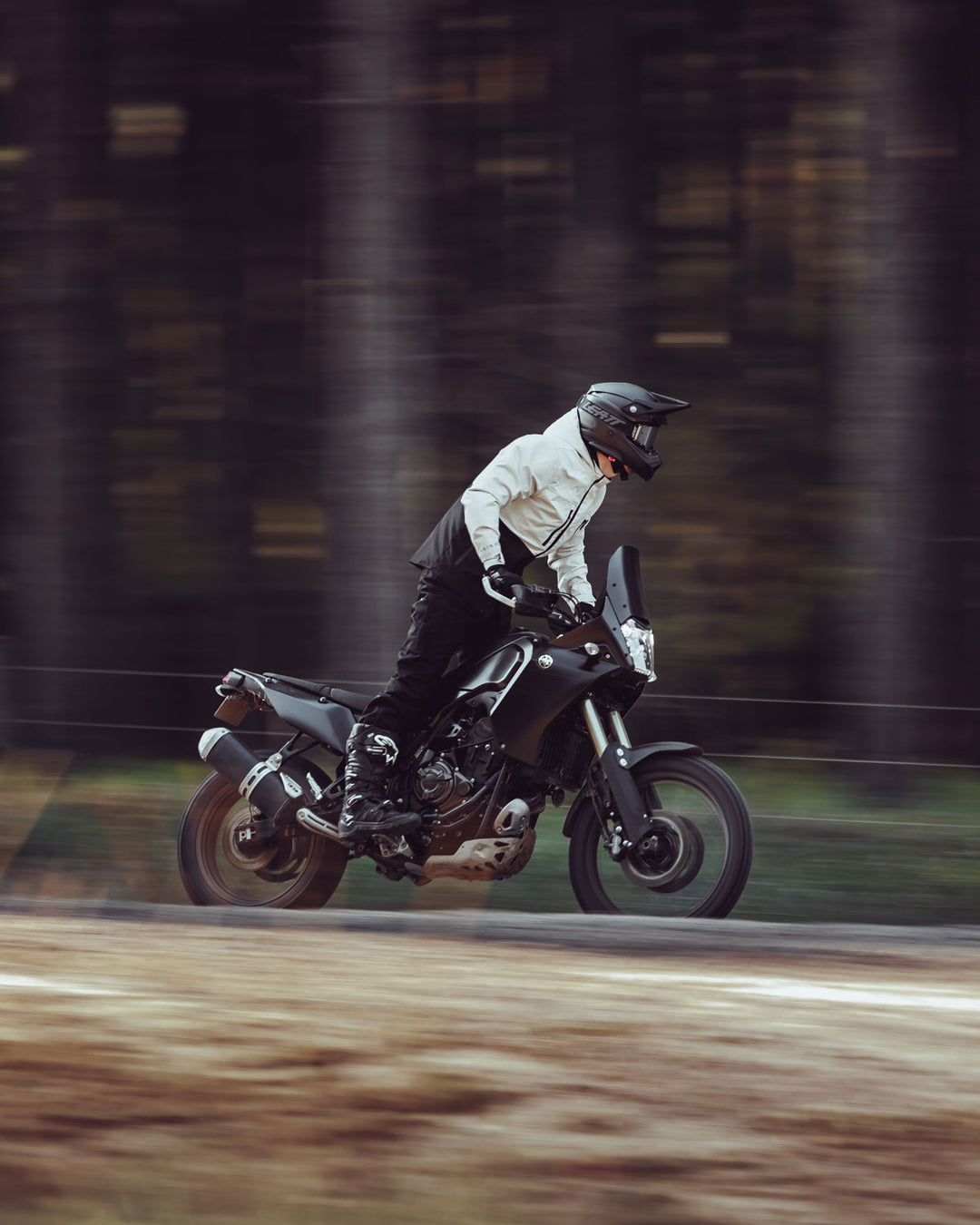 Alpha 4.0 Motorcycle Jacket - White