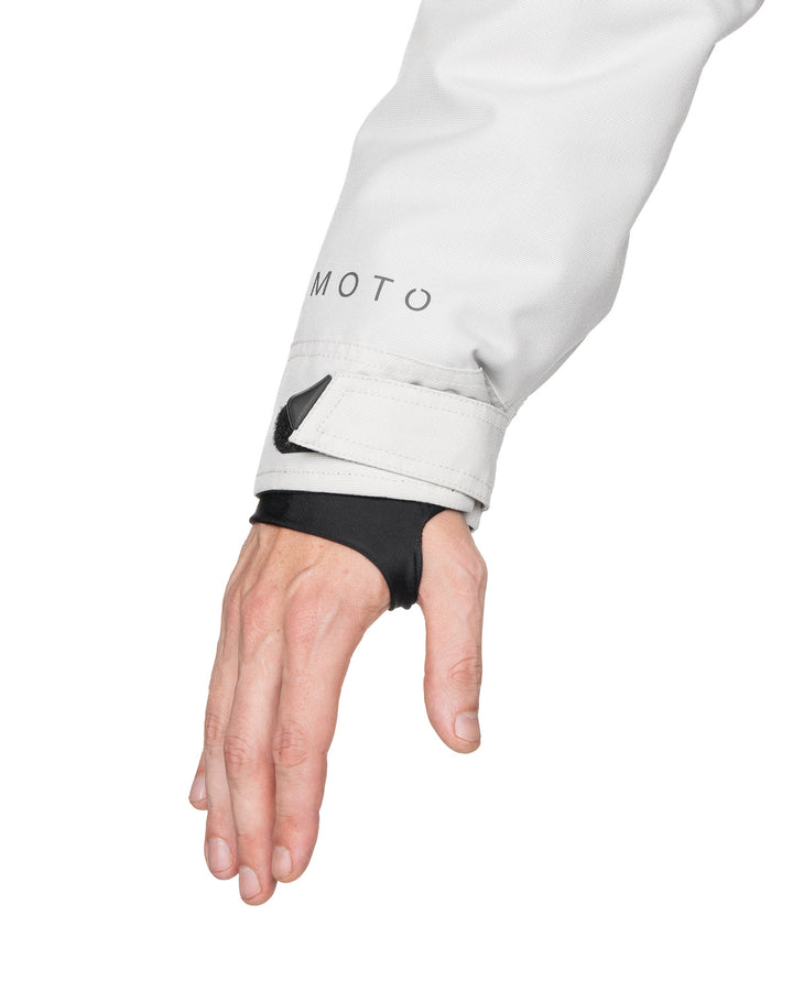 Alpha 4.0 Motorcycle Jacket - White