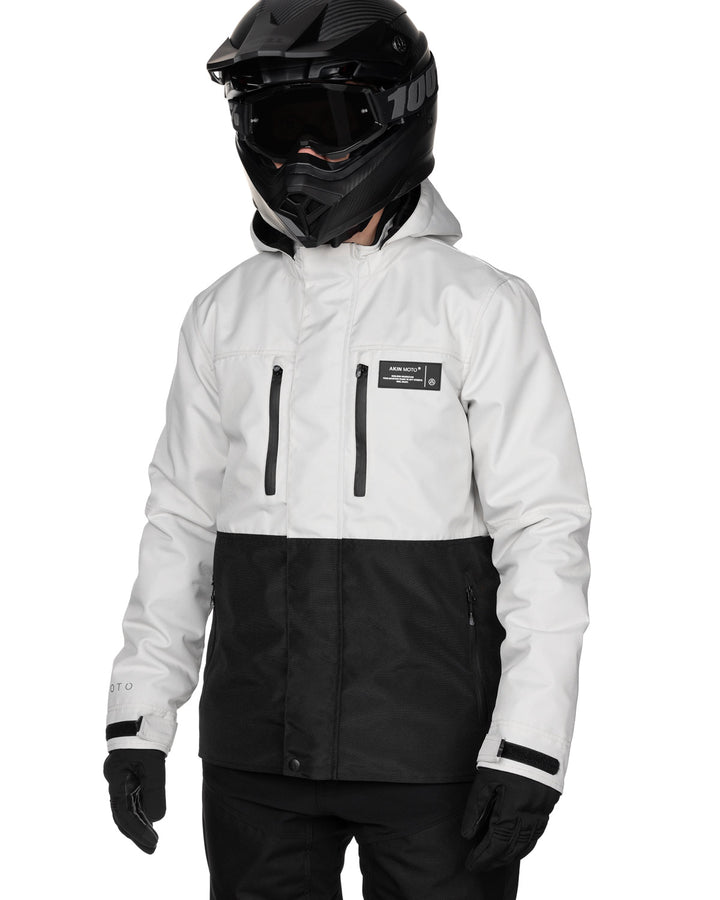 Alpha 4.0 Motorcycle Jacket - White