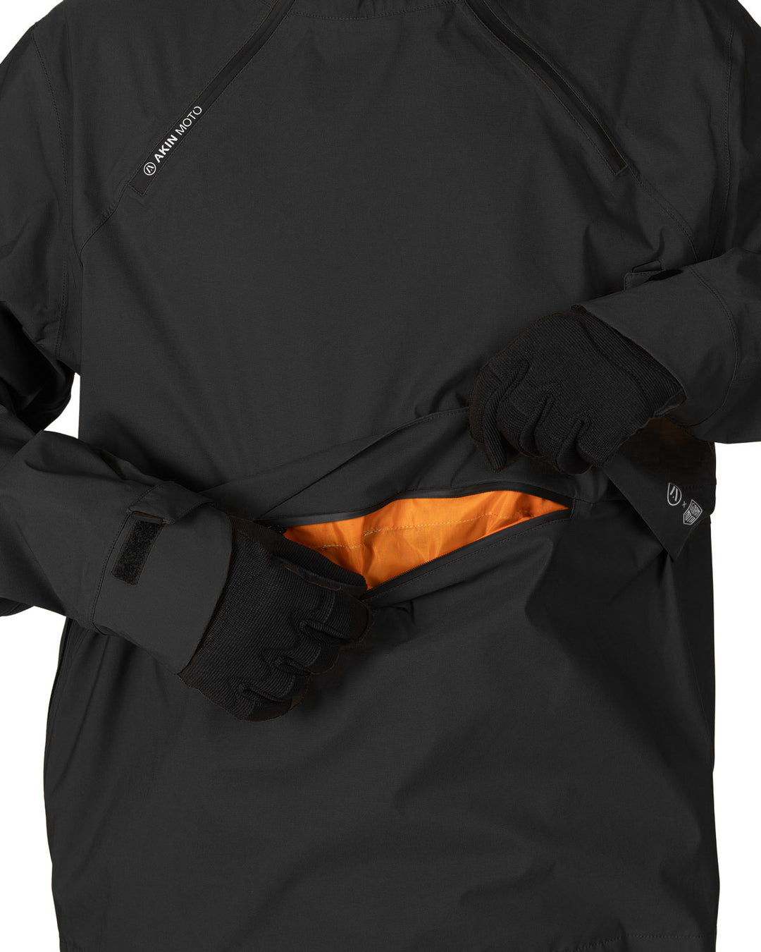 Gorm Moto Anorak - Black