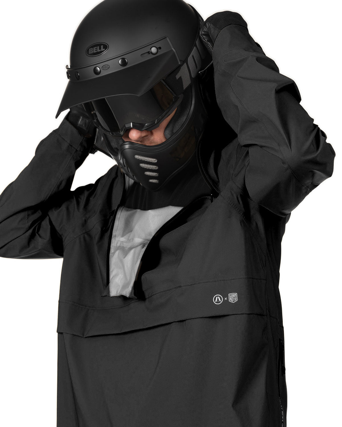 GORM MOTO ANORAK - BLACK
