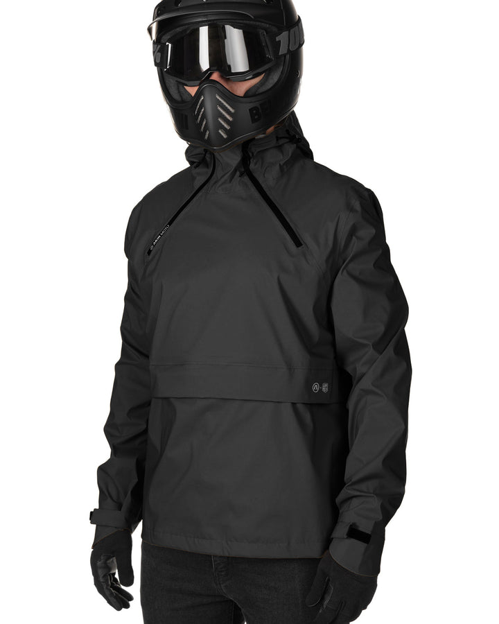 Gorm Moto Anorak - Black
